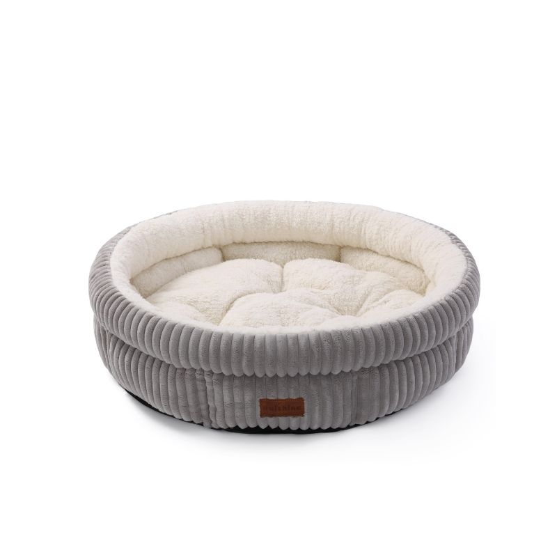 Reversible Rabbit Fur Pet Bed